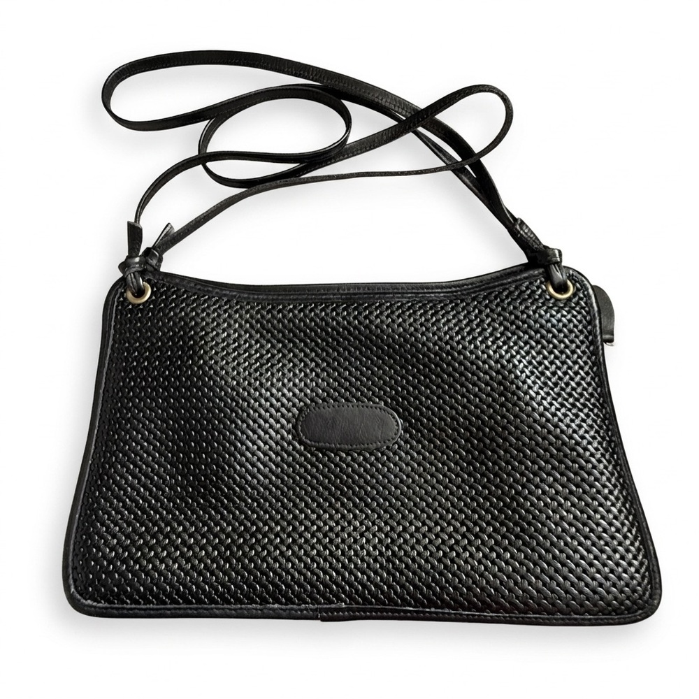 Etra Leather Black Shoulder Bag
